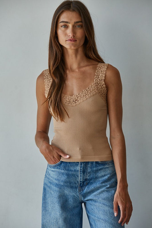 Fallen For Lace Tank
