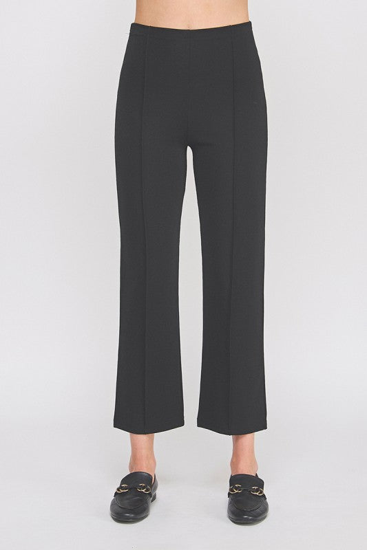 High Waist Contour Seamed Ankle Pant