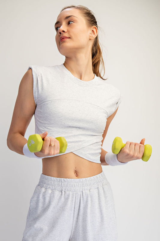 Cotton Lycra Crossover Set