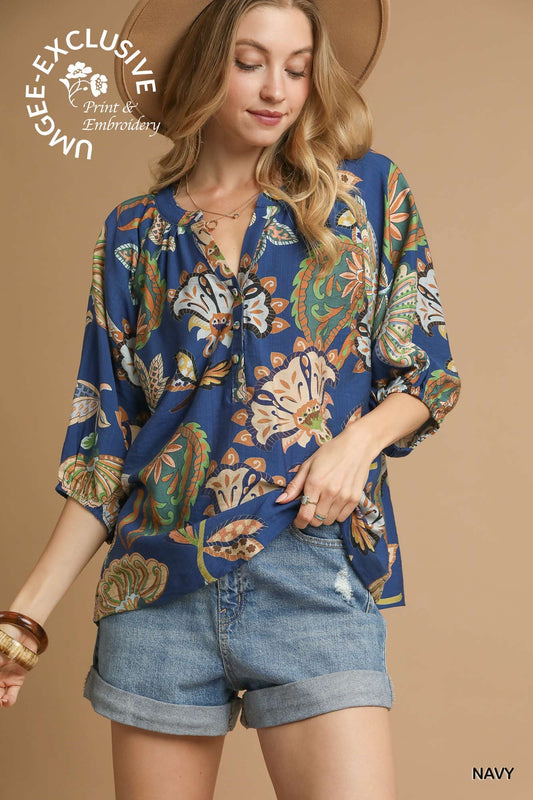 Saffron Sky Top