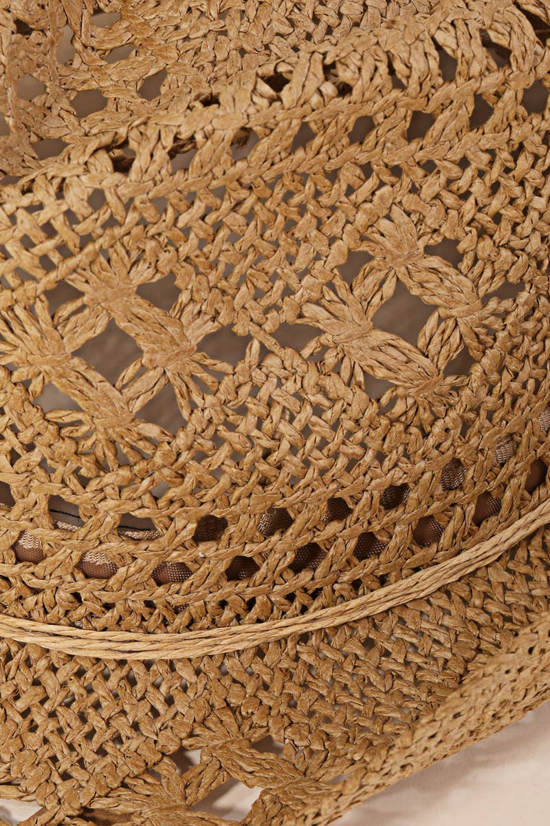 Western Straw Braided Cowboy Sun Hat