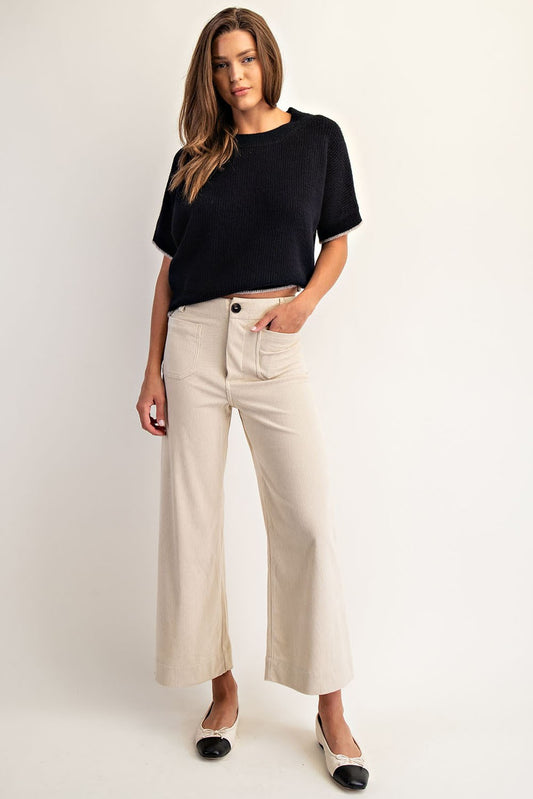 Corduroy Patch Pocket Pants