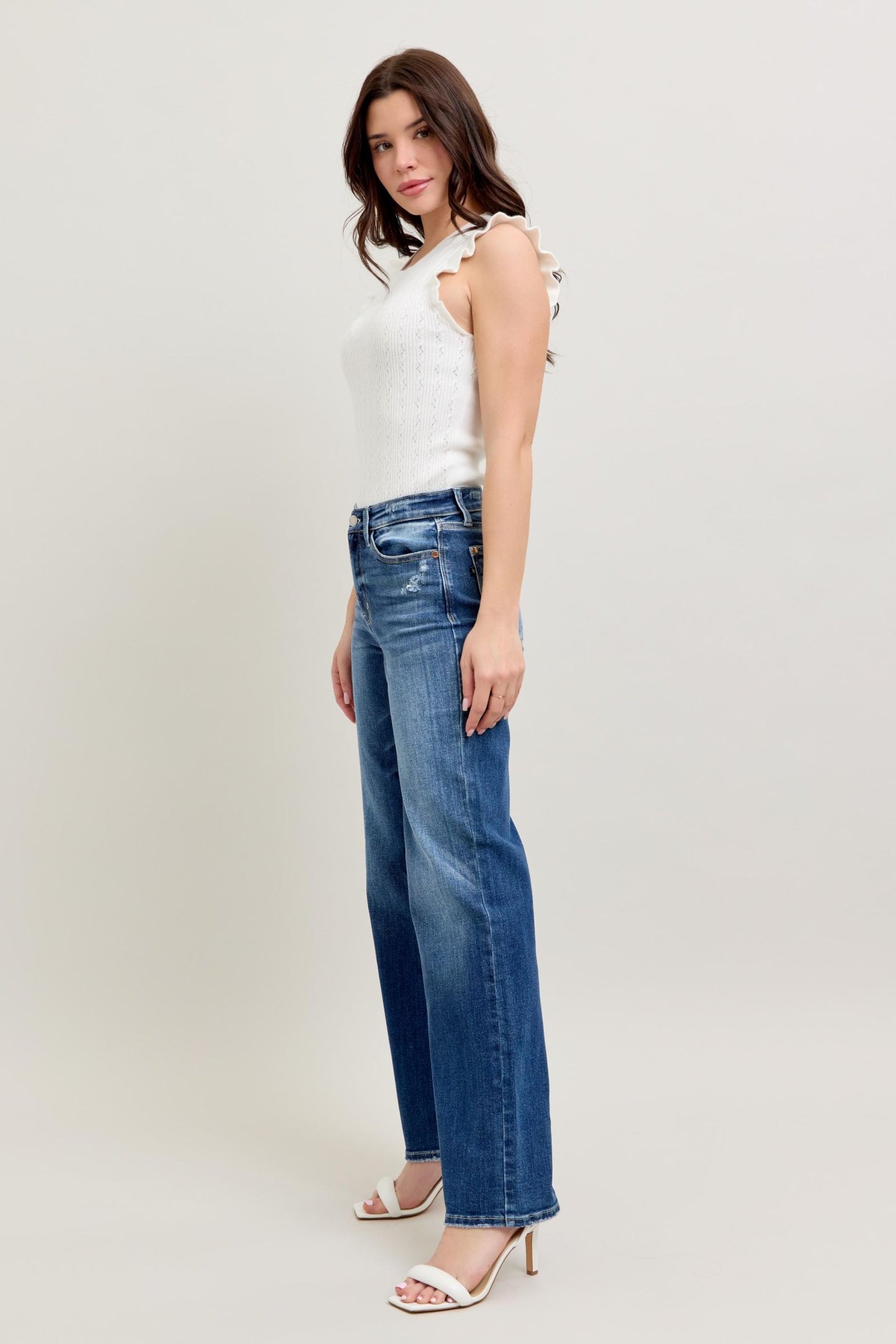 Judy Blue HW 90's Straight Leg