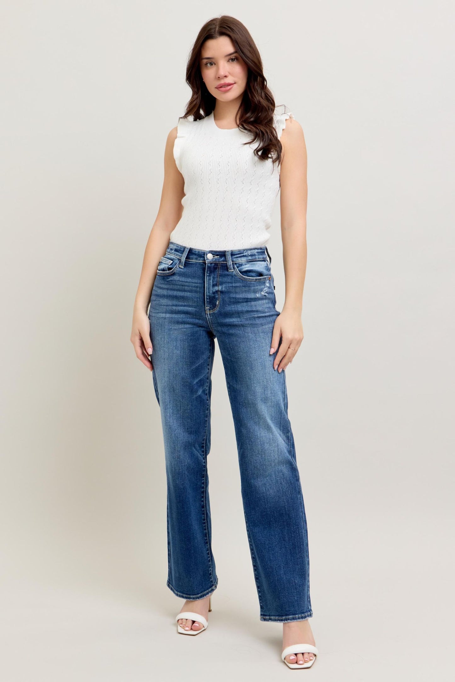 Judy Blue HW 90's Straight Leg
