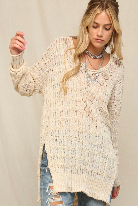 The Pointelle sweater