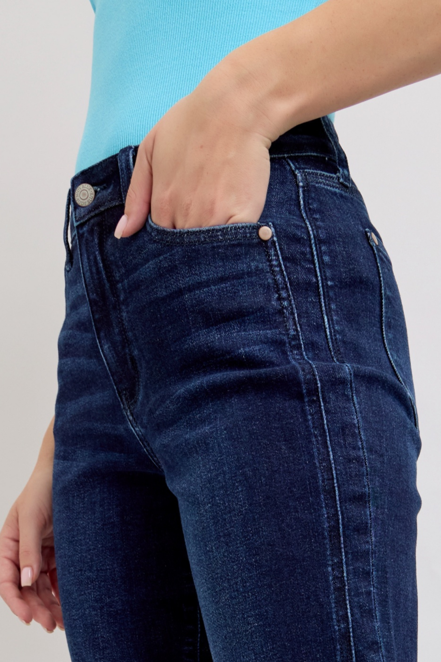 Judy Blue HW Dark Wash Boyfriend
