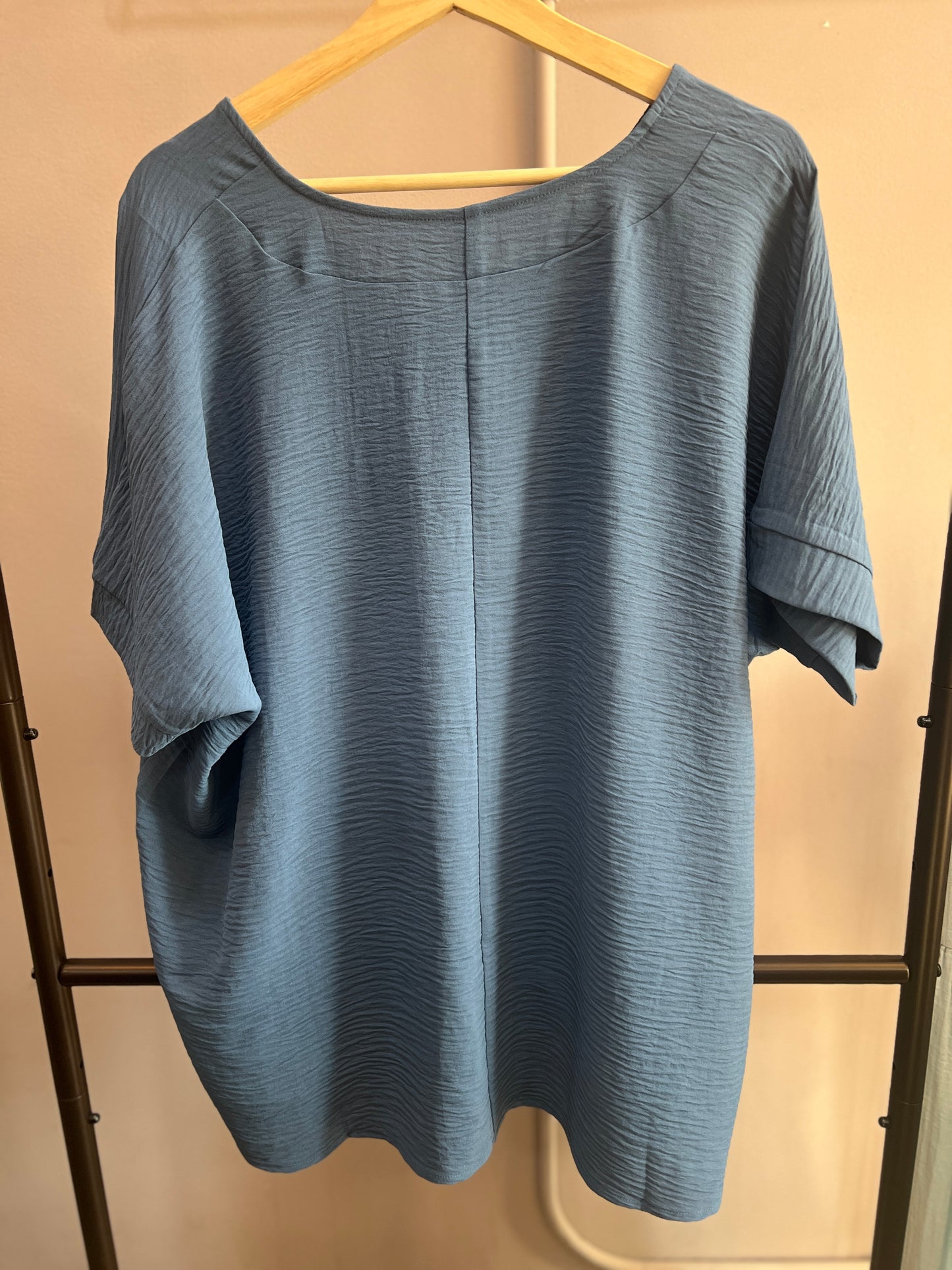 Oversized V-neck Top