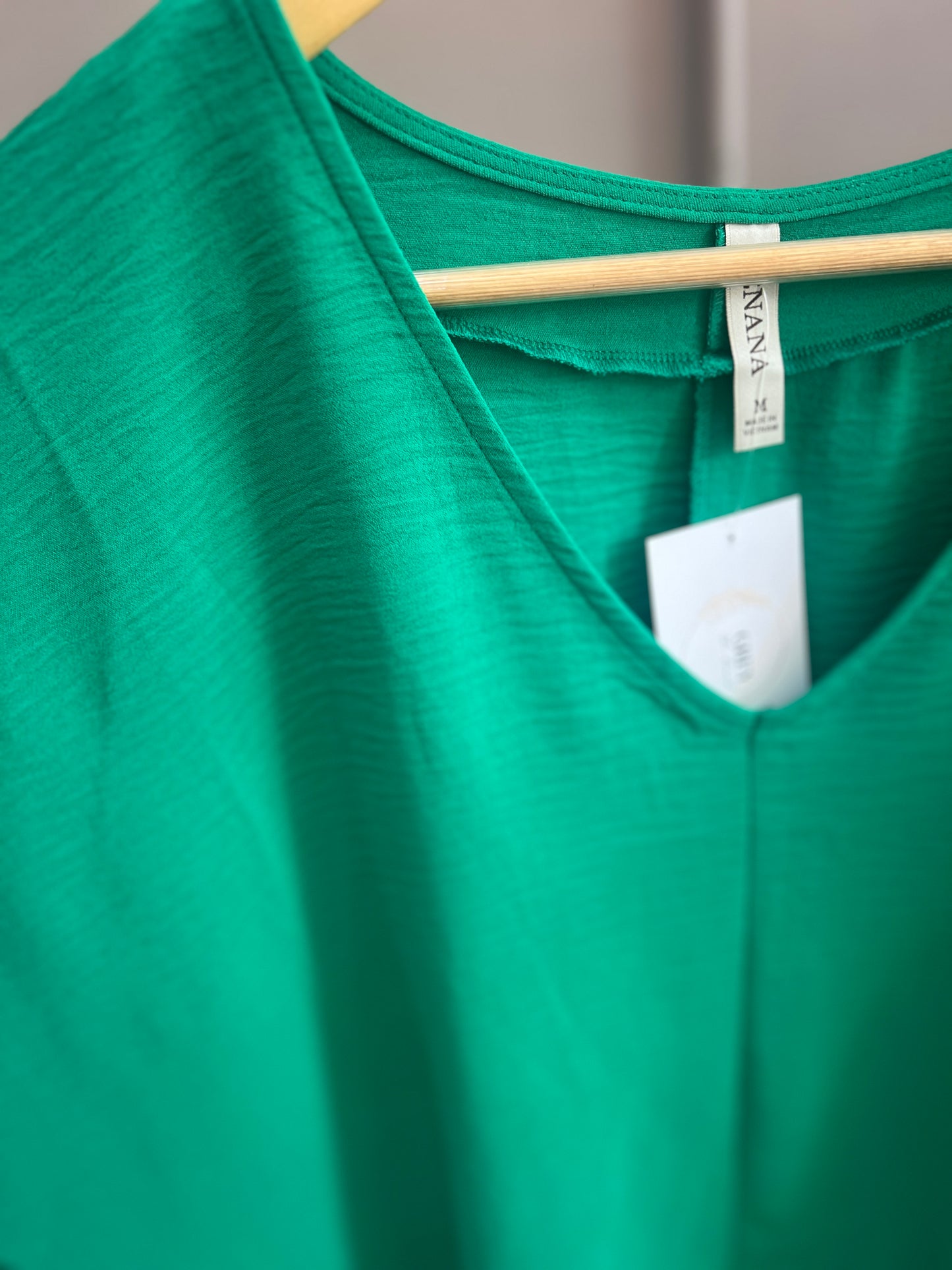 Oversized V-neck Top