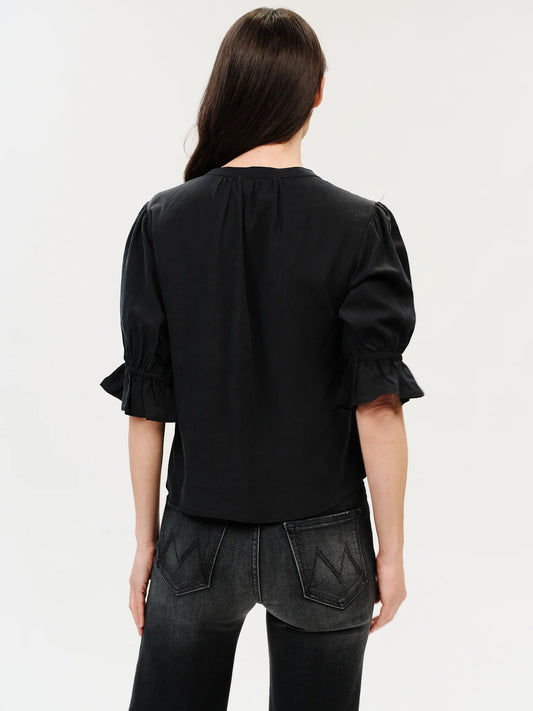 Josie V-Neck Satin Top