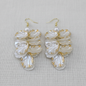 Shell Flower Long Tassel Earrings