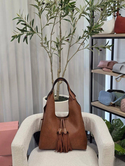 Kai Three compartments Hobo with Tassel