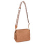 Mila 3 Compartment Crossbody Bag With Guitar Strap