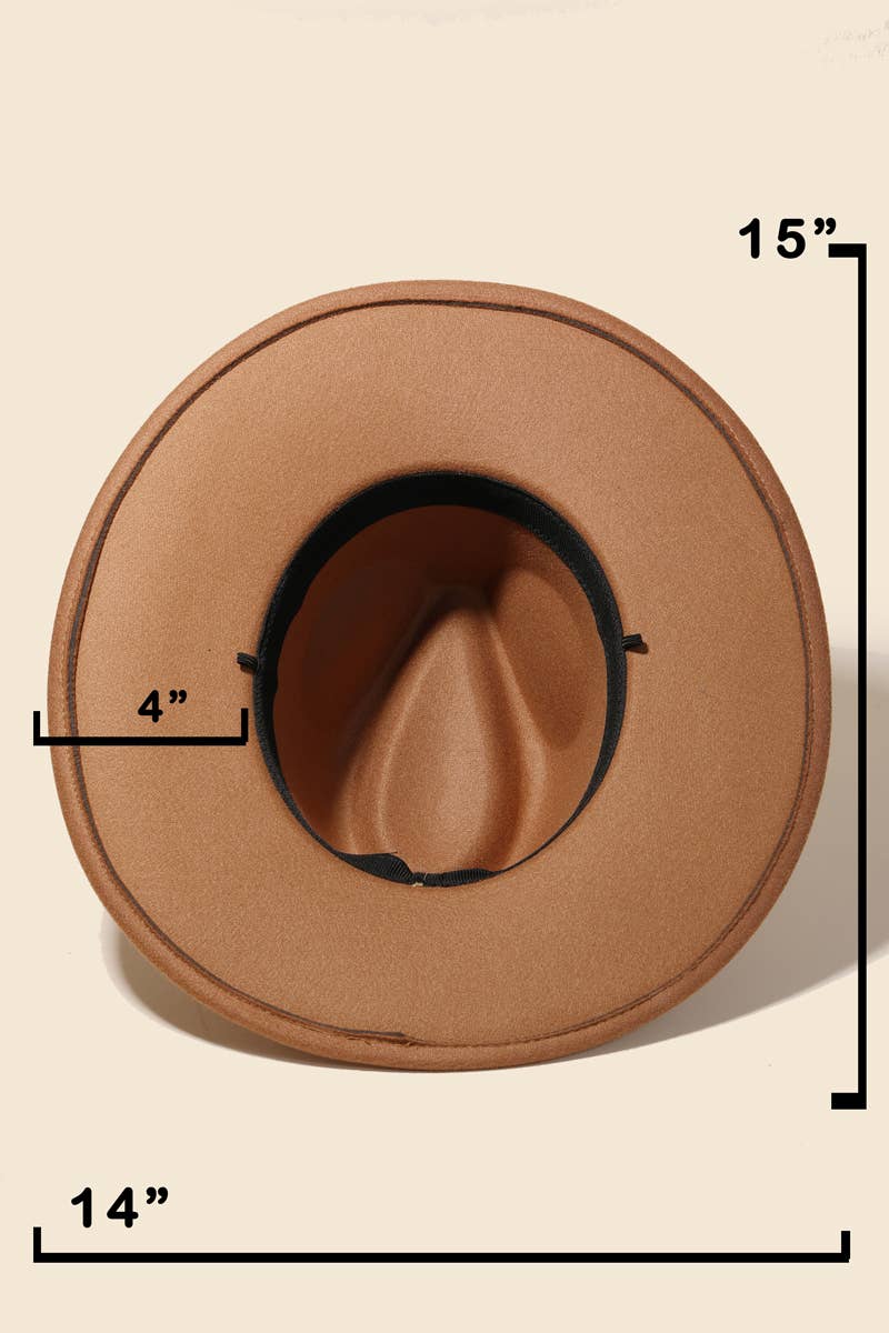 Chain Band Fedora Hat