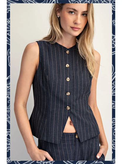 Pinstripe Waistcoat / Vest