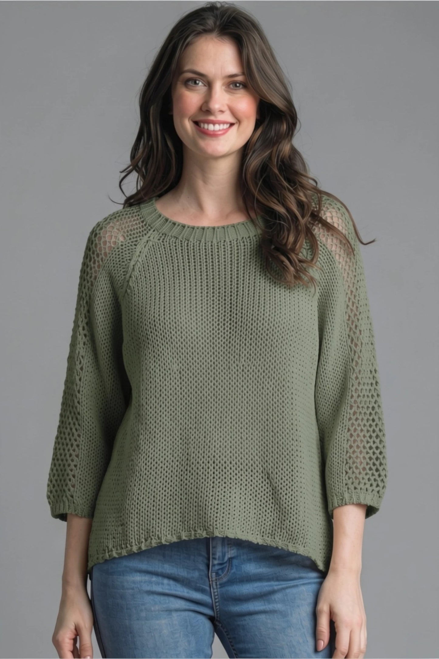 Crochet Round Neck Poncho