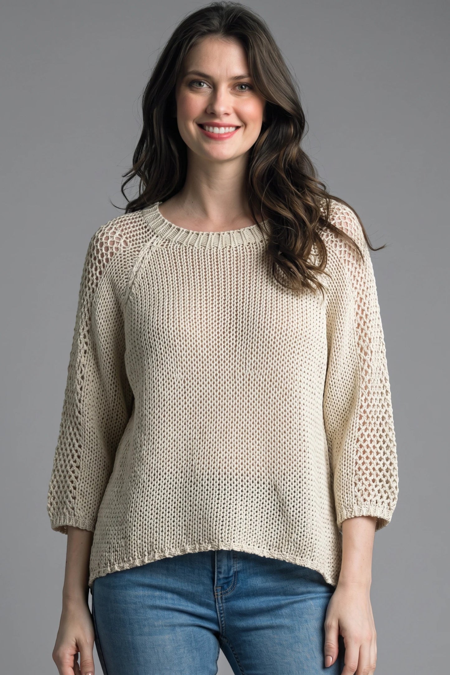 Crochet Round Neck Poncho