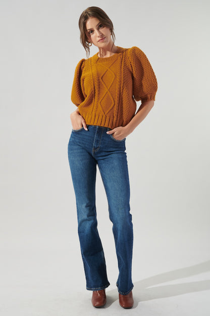 Wish You Well Cable Knit Sweater