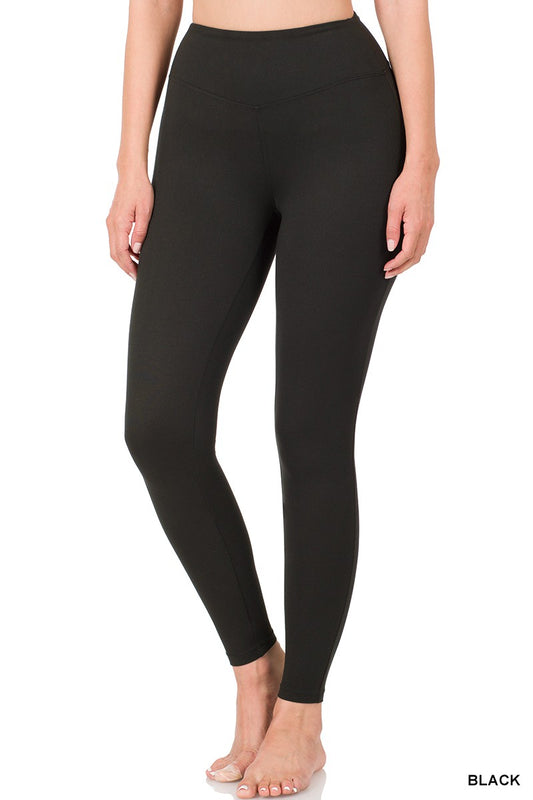 Brushed Microfiber  Leggings