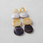 Acrylic Teardrop Tassel Earrings