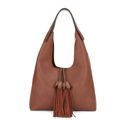 Kai Three compartments Hobo with Tassel