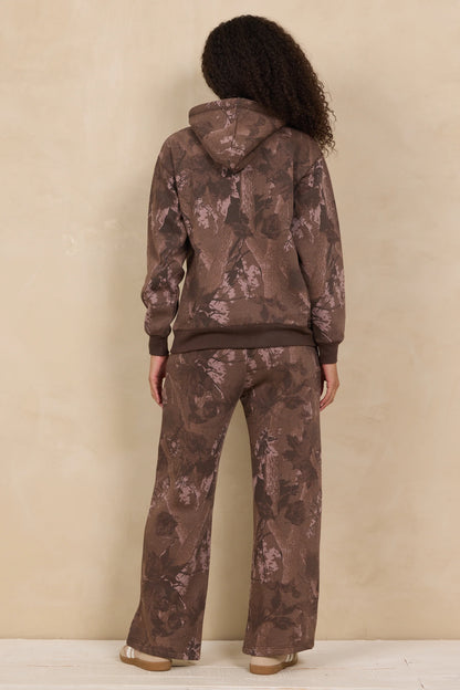 Printed Essential Fleece Hoodie