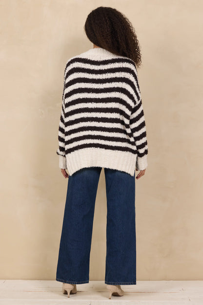 Striped Crew Sweater