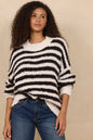 Striped Crew Sweater