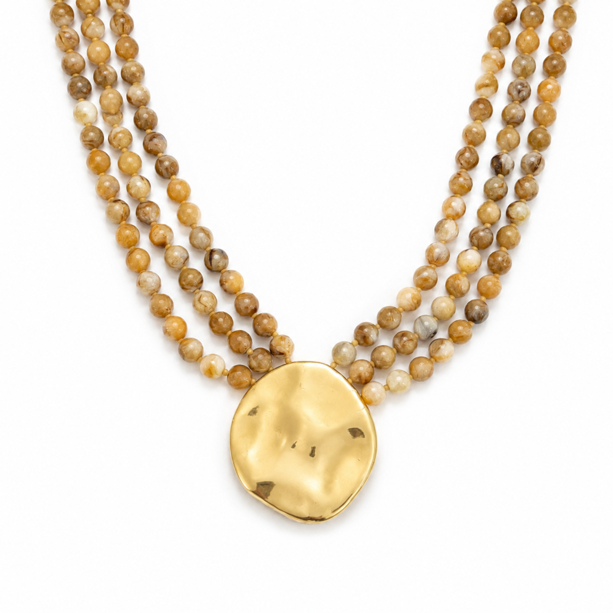 Gorgeous Draping Statement Beaded Necklace