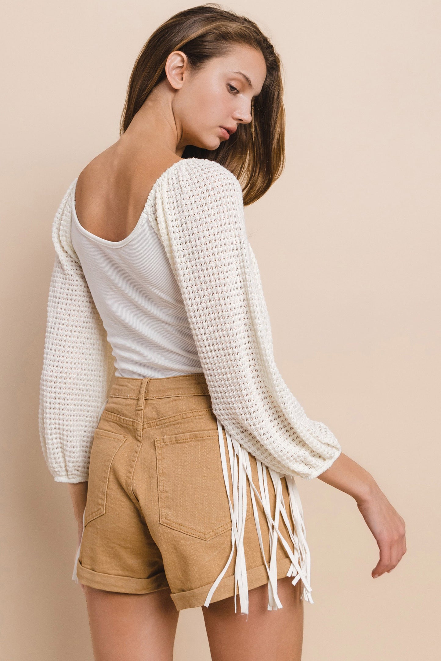Balloon Sleeve Bodysuit
