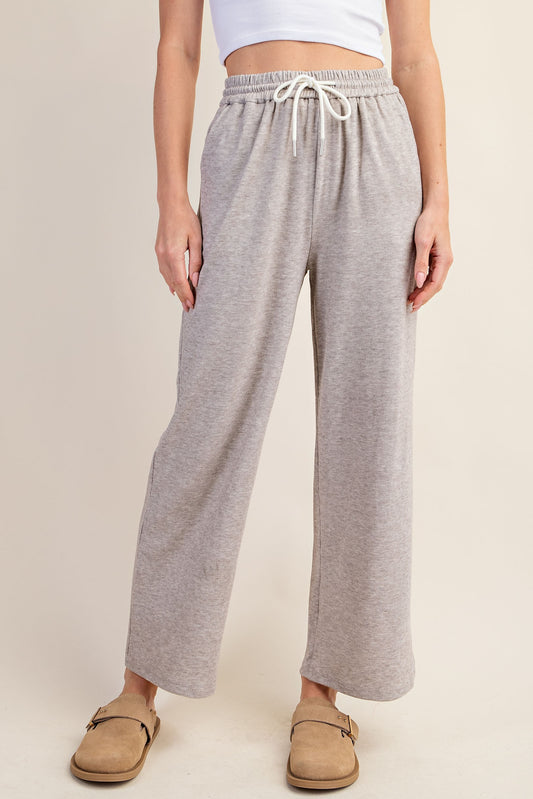 Knit Pants With Elastic Waistband