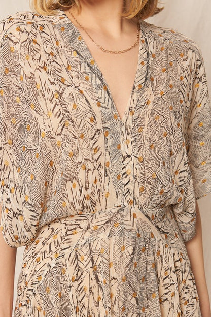 Botanic Drift Maxi Dress