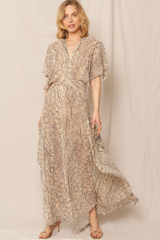 Botanic Drift Maxi Dress