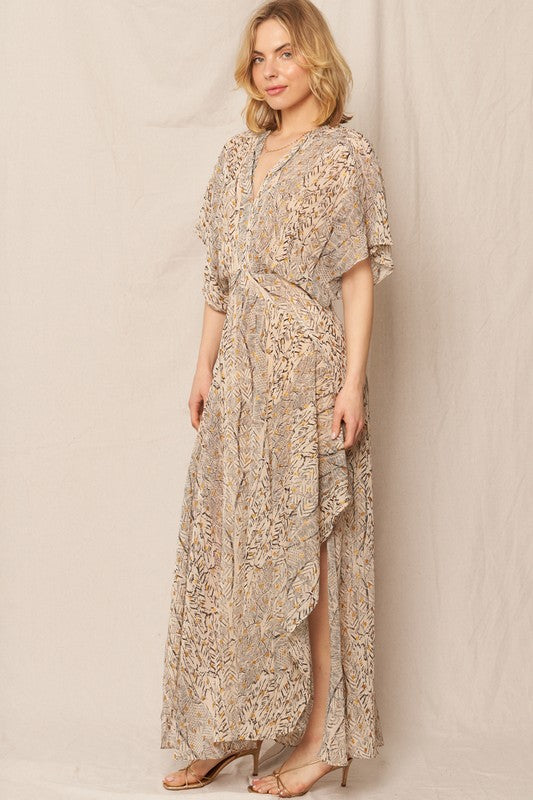 Botanic Drift Maxi Dress