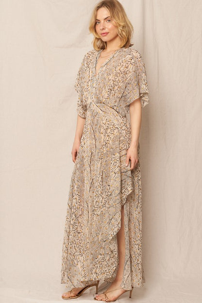 Botanic Drift Maxi Dress