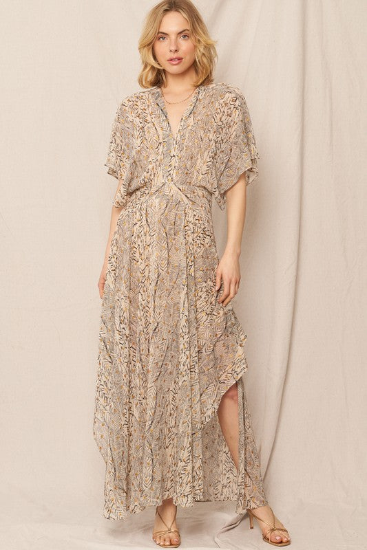 Botanic Drift Maxi Dress