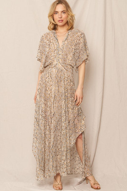 Botanic Drift Maxi Dress
