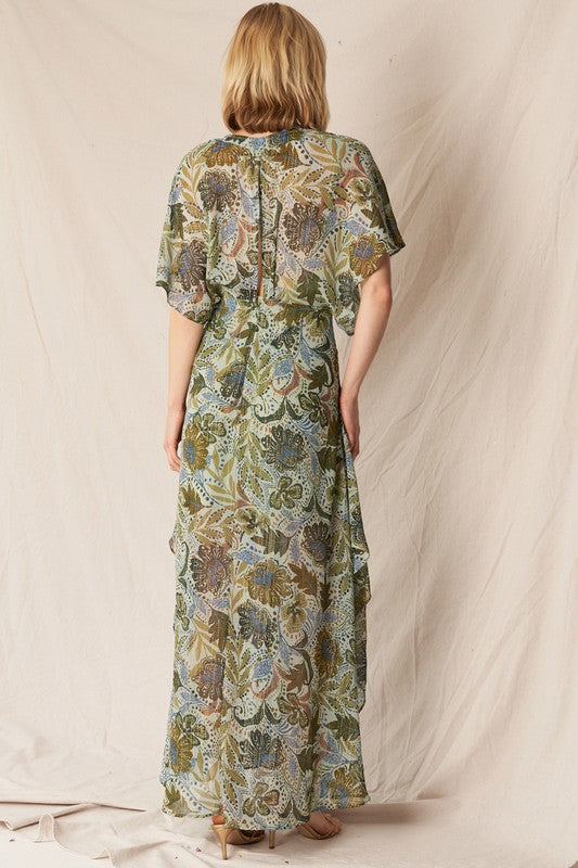 Botanic Drift Maxi Dress