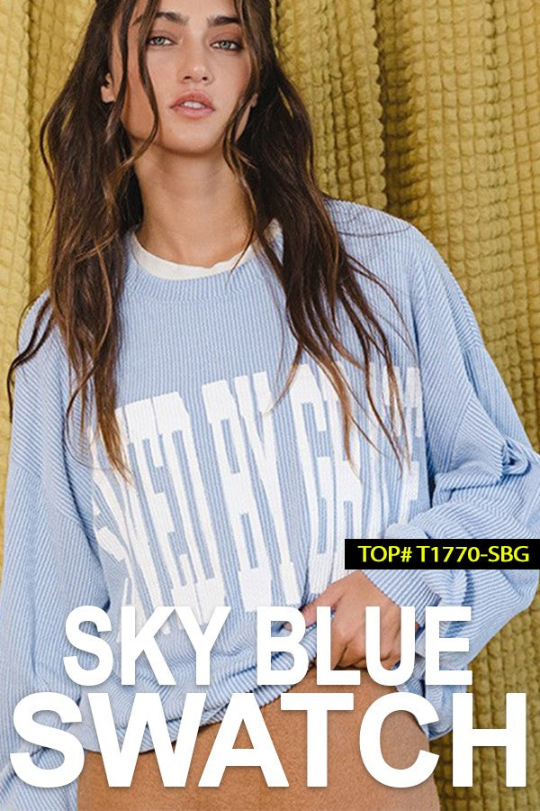 North Carolina Oversized Graphic Sweatshirt