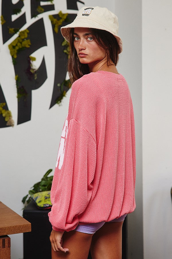 North Carolina Oversized Graphic Sweatshirt