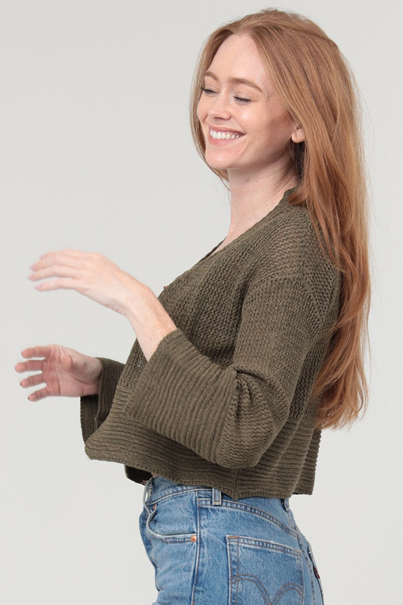 Open Knit Cardigan