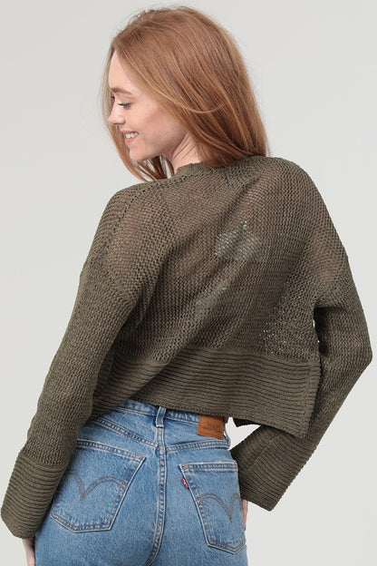 Open Knit Cardigan
