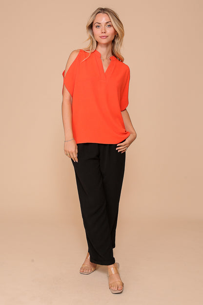 Breezy Airflow Cold Shoulder Tunic