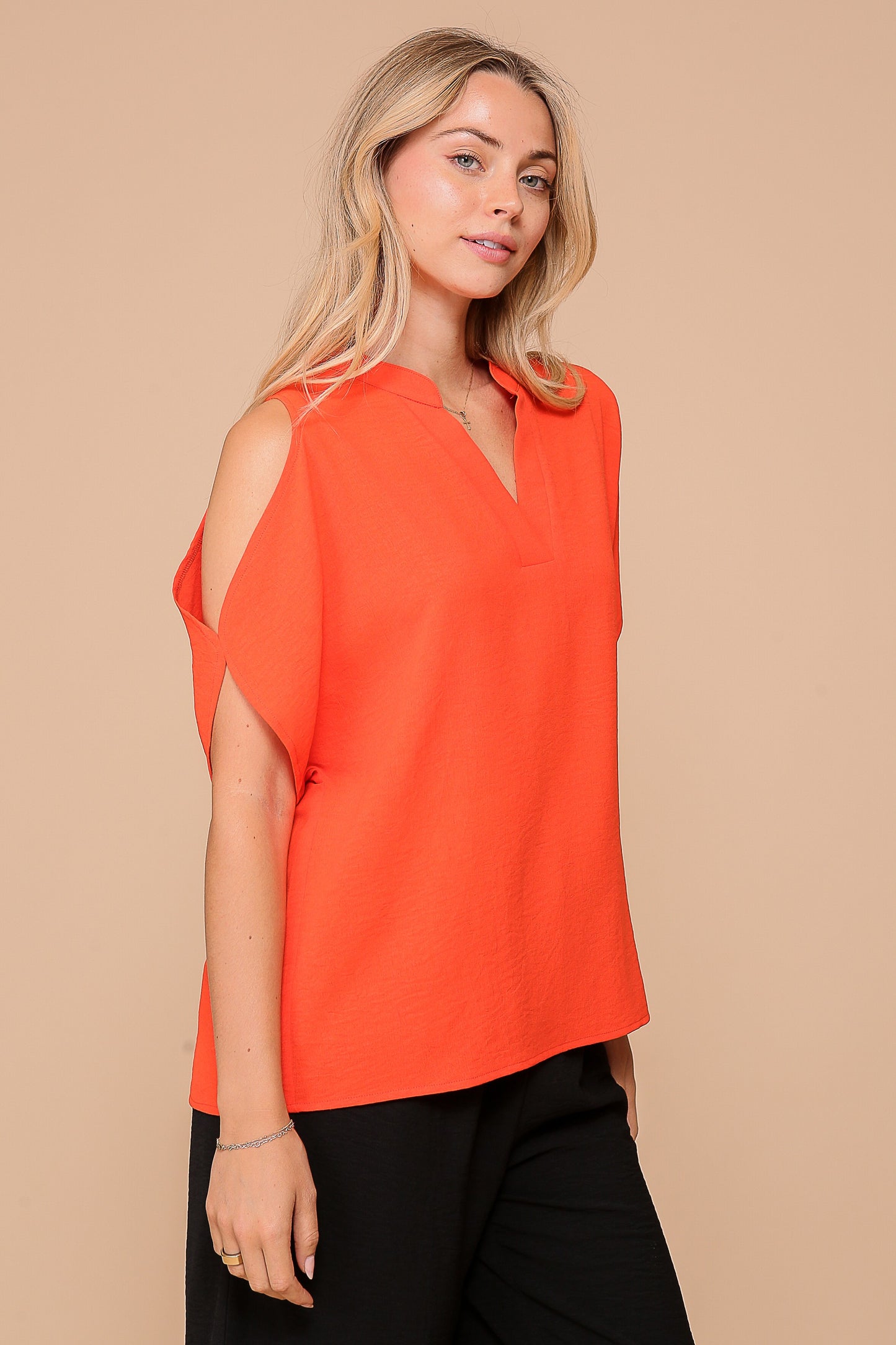 Breezy Airflow Cold Shoulder Tunic
