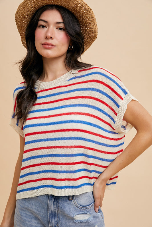 Patriotic Summer Sweater
