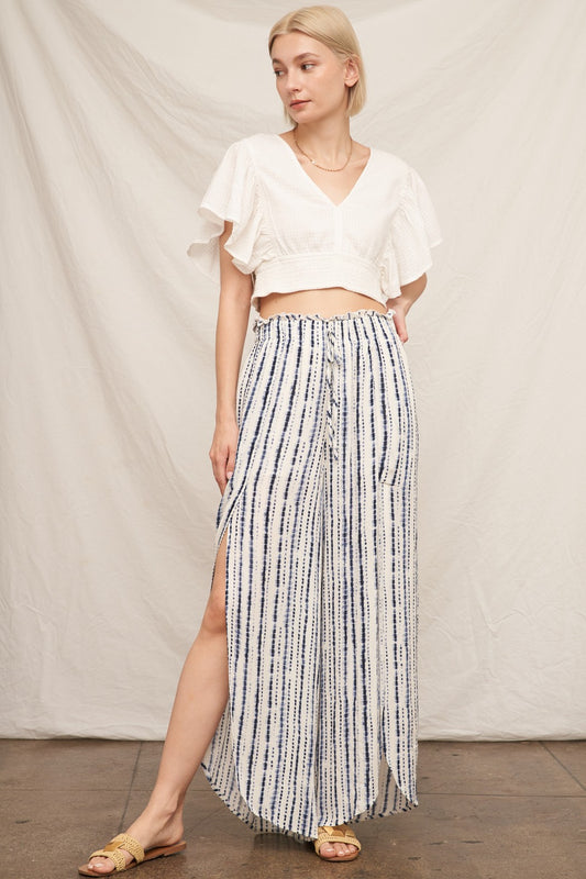Slit Front Pants