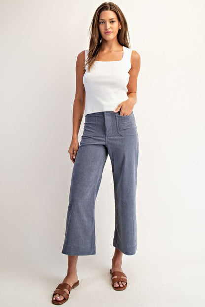 Corduroy Patch Pocket Pant