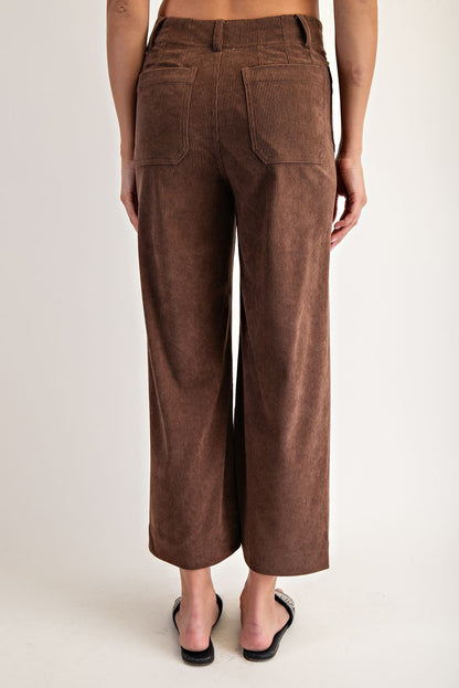 Corduroy Patch Pocket Pant