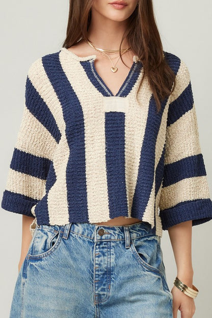 Vertical Stripe Sweater