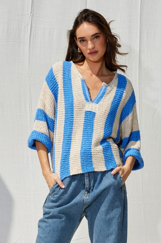 Vertical Stripe Sweater