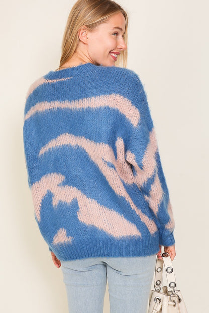 Vibrant Retro Sweater